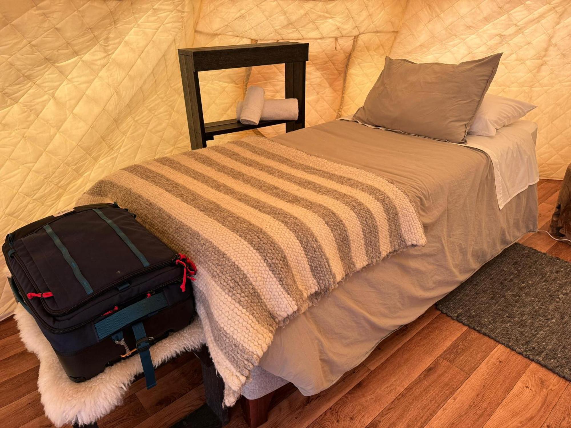 Chilenativo Riverside Camp Luxury tent Torres del Paine National Park